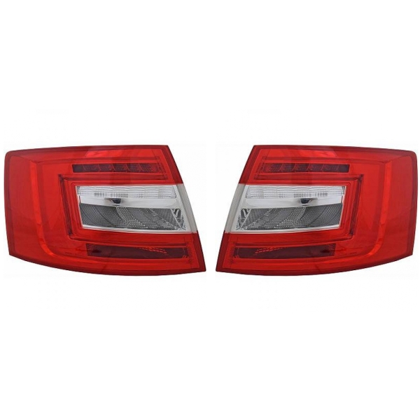 Rückleuchten Heckleuchten OE Depo / TYC SET passt für Skoda Octavia III (5E3) ab 16-19