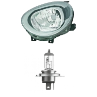Scheinwerfer mit Motor Depo H4 links passt für Fiat...