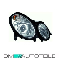 Mercedes W211 Scheinwerfer Rechts H7/H7 Hella Halogen 02-06