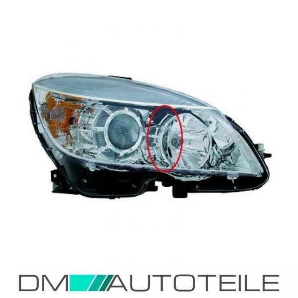 Mercedes W204 Scheinwerfer Rechts Magneti Marelli 07-11 Halogen H7/H7