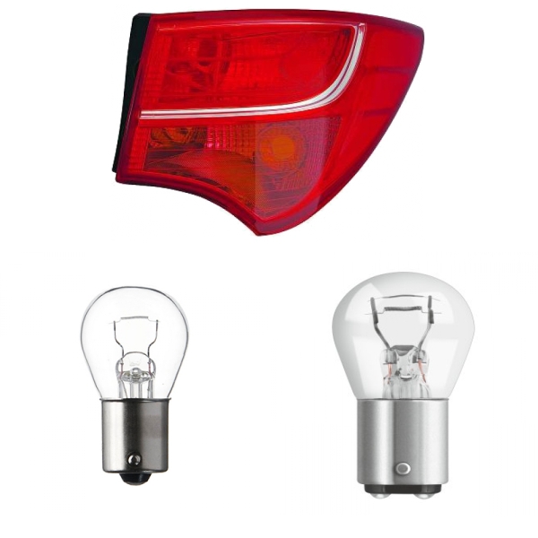 Depo/TYC Rückleuchte rechts passt für Hyundai SANTA FÉ III Grand (DM) ab 12-15 inklusive Leuchtmittel/Birnen