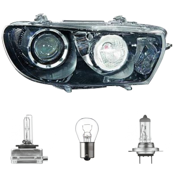 Bi-Xenon Scheinwerfer Depo mit KVL D1S rechts passt für VW Scirocco 138 ab 08-14 inklusive Leuchtmittel/Birnen