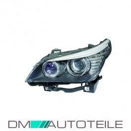Scheinwerfer links Hella  H7/H7 + DE-Linse passend für BMW E60 E61 Limousine Touring 07-10 LCI