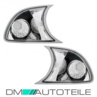 Frontblinker Set Facelift Design Klarglas Chrom passend...