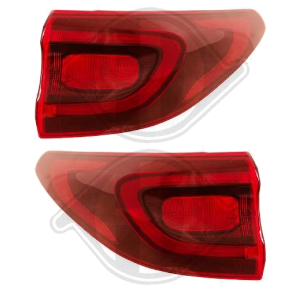 DEPO/TYC Rückleuchte Heckleuchte rechts außen P21/5W für Kia Sportage IV QL QLE ab Bj. 2018