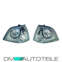 Frontblinker Set Klarglas Chrom passend für BMW E36...