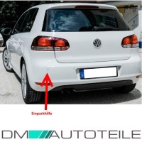 Heck Stoßstange Hinten grundiert Parkhilfe passt für VW GOLF 6 VI 08-12 PREMIUM