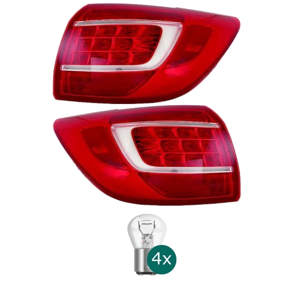 Original Depo / TYC Rückleuchte links passt für Kia Sportage (SL) ab  10-14 inklusive Leuchtmittel/Birnen