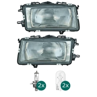 Scheinwerfer Halogen H4 links passend für Audi 80 B3...