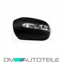 Mercedes W211 Spiegelgehäuse links 02-06 grundiert, mit Blink-und Bodenlampe