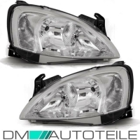 Set Opel Corsa C Klarglas Scheinwerfer rechts & links...