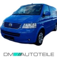 Scheinwerfer Links passt für VW T5 Multivan Transporter H7/H1 Chrom Klarglas
