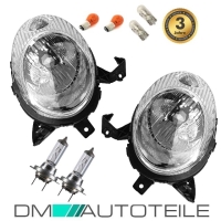 SET Nissan Micra III K12 Scheinwerfer Rechts + Links H4...