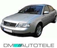 Set Audi A6 4B C5 Kotflügel vorne links & rechts Bj 97-01 mit Blinkerloch + Montagekit
