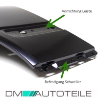 Set Mercedes E-Klasse W210 Kotflügel Rechts & Links Stahl Mopf 99-02 Facelift+Montagekit