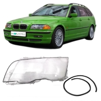 SCHEINWERFER GLAS Links passt für BMW 3er E46...