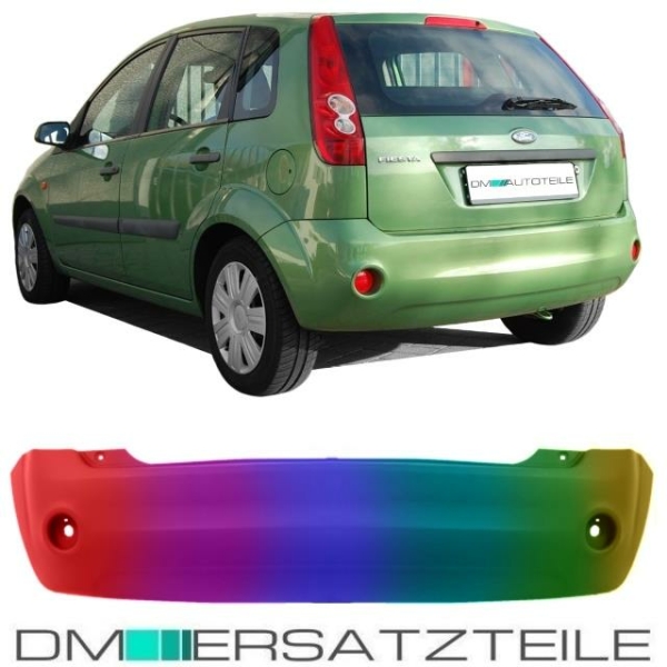 SET Ford Fiesta V Stoßstange Hinten Bj 05-08 ohne PDC LACKIERT nicht für Fiesta ST