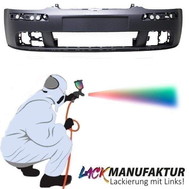 LACKIERT & NEU Ersatz Front Stoßstange vorne für VW Golf 5 V +Montagekit EU-WARE