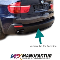 NEU & LACKIERT in Wunschfarbe BMW X5 E70 Stoßstange hinten 06-10 unten für PDC