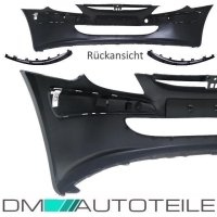 SET Peugeot 307 Bj. 01-05 Stoßstange vorne LACKIERT + Kühlergrillblende + Gitter unten