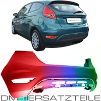 SET Ford Fiesta MK VI Stoßstange hinten LACKIERT ohne PDC Bj 2008-2017