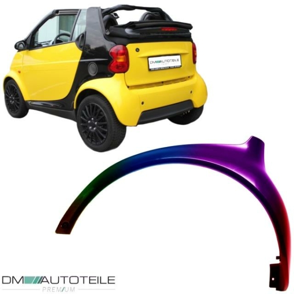 Smart Fortwo Cabrio 450 Kotflügel hinten links Seitenverkleidung EU Ware 98-07 LACKIERT