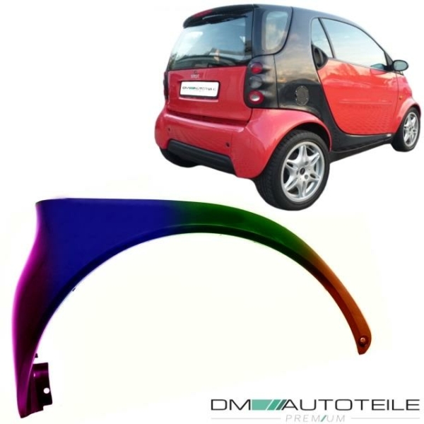 Smart City Coupe 450 Fortwo Kotflügel ABS hinten rechts EU Ware Bj. 98-07 LACKIERT