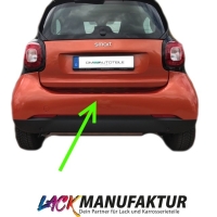 LACKIERT & NEU Smart Fortwo 453 Stoßstange hinten Heckstoßstange PREMIUM Bj. 14-