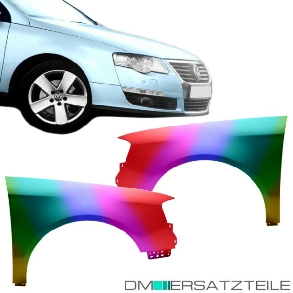 Kotflügel SET Rechts & Links passend für VW Passat 3C Bj 05-10 LACKIERT