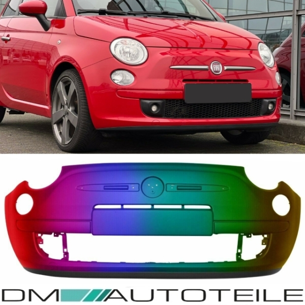 Set Lackiert Fiat 500 (Typ 312) Stoßstange vorne Stoßfänger Front LACKIERT ab 2008-2016