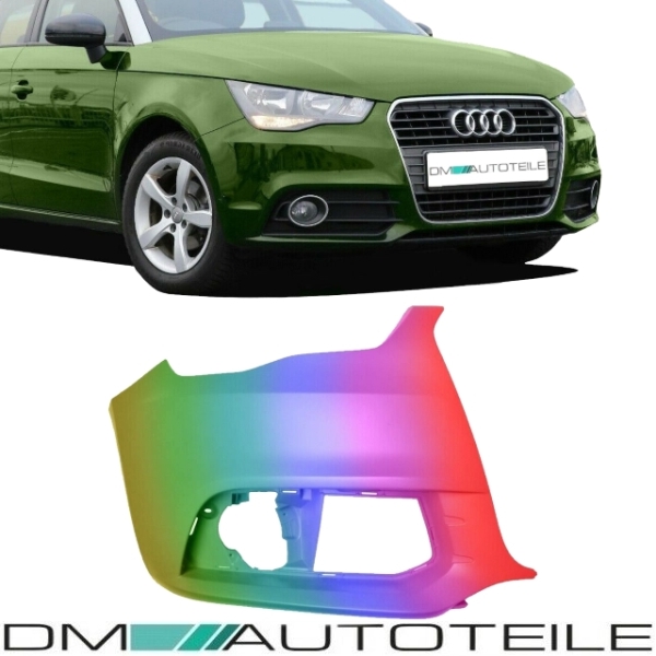 Audi A1 8X Stoßstange vorne Rechts Ecke ohne PDC ohne SRA 2010-2015 LACKIERT