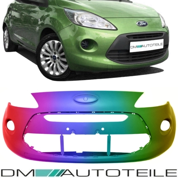 Set Lackiert Ford KA II RU8 Stoßstange vorne Stoßfänger Front Schürze LACKIERT ab 2008-2016