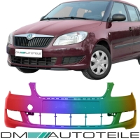 Lackiert in Wunschfarbe für Skoda Fabia 5J Front...