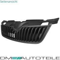 Passt für Skoda Roomster Fabia 5J (542) Facelift Kühlergrill schwarz ab Baujahr 2010-2015