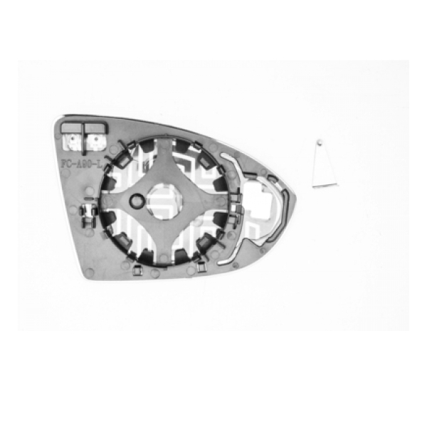 Spiegelglas links beheizbar konvex für VW Golf Sportsvan VII AM1, AN1 Touran 5T1