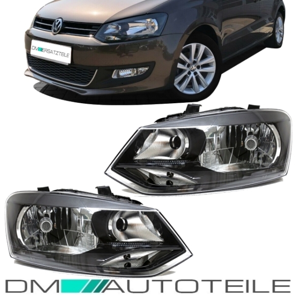 Halogen Scheinwerfer vorne H4 SET passt für VW Polo V 5 (6R) ab 2009-2014