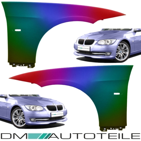 SET Lackiert BMW 3er E92 E93 Kotflügel Rechts & Links Kunststoff Bj.05-13 Coupe Cabrio