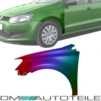 Kotflügel Fender vorne Links Stahl LACKIERT passend für VW Polo 6R ab 2009-2017