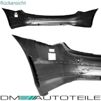 Set LACKIERT Mercedes C-Klasse W204 07-11 Stoßstange hinten grundiert für PDC Elegance / Avantgarde