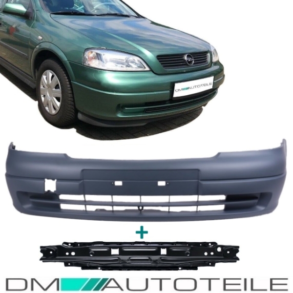 Set Opel Astra G Stoßstange + Stoßstangenträger Verstärkung vorne alle Modelle 97-07