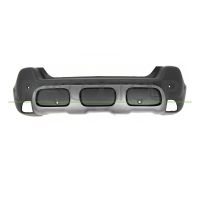Stoßstange hinten genarbt montagefertig PDC für Citroën C3 Aircross II Van