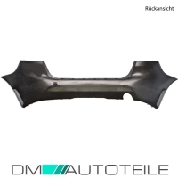 Stoßstange hinten grundiert ohne PDC PREMIUM passt für BMW 2er F45 / F46 Active Gran Tourer 14-18