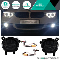 Set LED Nebelscheinwerfer Smoke Schwarz passt für BMW F20 F21 F30 F31 F32 F33 F36