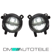 Set LED Nebelscheinwerfer Smoke Schwarz passt für BMW F20 F21 F30 F31 F32 F33 F36