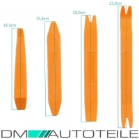 Scheinwerferglas SET + PVC Werkzeug passt für BMW E46 Limousine Touring Facelift