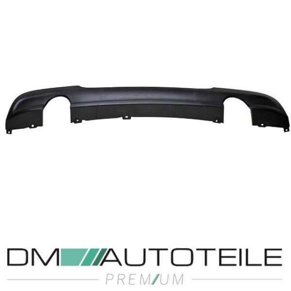 Heckdiffusor Schwarz 2-Rohr 335 Diffusor passt für BMW E90 E91 mit M-Paket 05-11