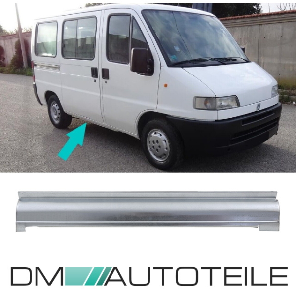 Seitewand Schweller Reparaturblech vorne rechts außen passt für Peugeot Boxer Fiat Ducato Citröen Jumper 1994-2006