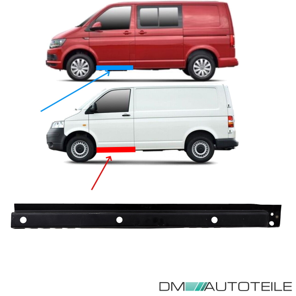 Reparaturblech Einstieg Schweller vorne Links innen Fahrertür passt für VW T5 T6 alle Modelle ab 2003-2019