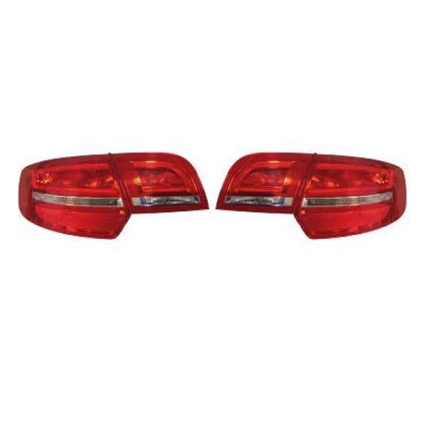 LED Rückleuchten Set Rot Weiß OE Design für Audi A3 Sportback (8PA) ab 2004-2008