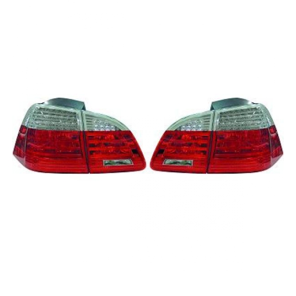 Voll LED Rückleuchten Satz Rot Weiß für BMW E61 Touring 2004-2007